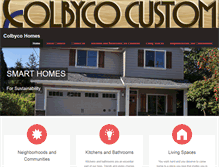Tablet Screenshot of colbycohomes.com